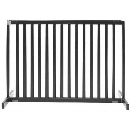 Free Standing Pet Gate - Small Tall-Black
