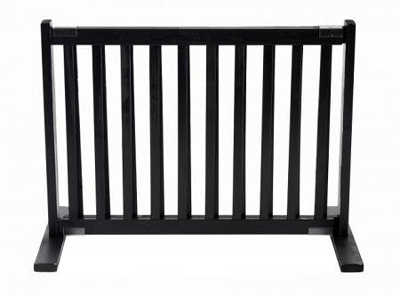 Free Standing Pet Gate - Small-Black