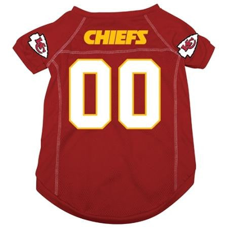 Kansas City Chiefs Deluxe Dog Jersey - Medium