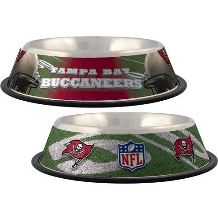 Tampa Bay Buccaneers Stainless Dog Bowl