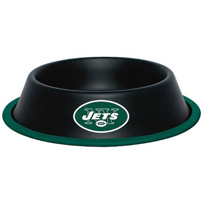 New York Jets Stainless Dog Bowl