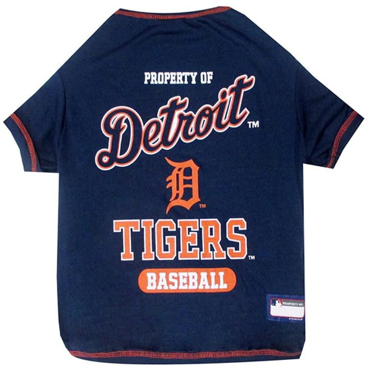 Detroit Tigers Dog Tee Shirt - Small