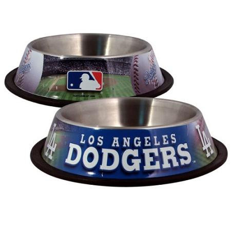 Los Angeles Dodgers Stainless Dog Bowl