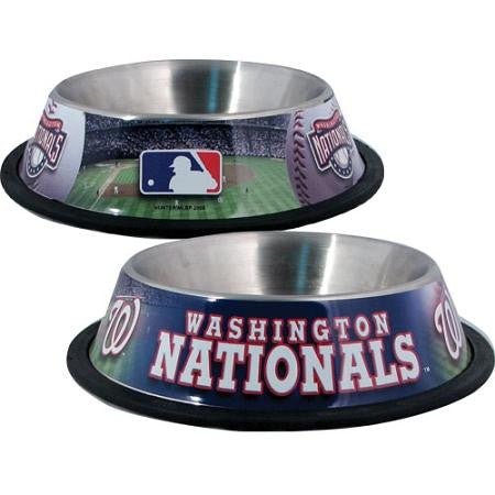 Washington Nationals Stainless Dog Bowl