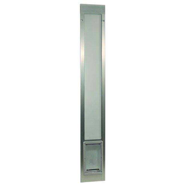 Fast Fit Pet Patio Door - Medium-Silver Frame 77 5-8" to 80 3-8"