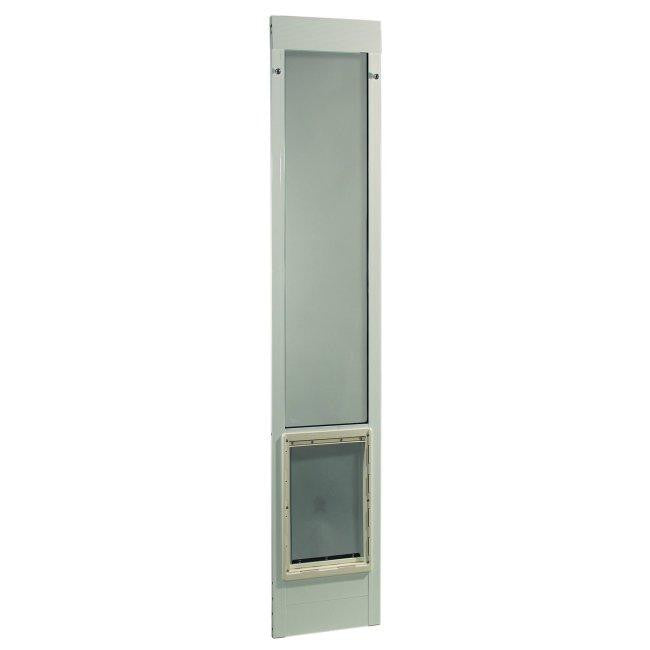 Fast Fit Pet Patio Door - Extra Large-White Frame 77 5-8" to 80 3-8"
