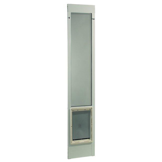 Fast Fit Pet Patio Door - Extra Large-White Frame 93 3-4" to 96 1-2"