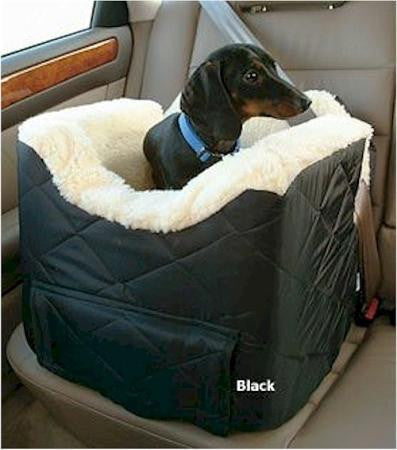 Lookout II Dog Car Seat - Medium-Khaki Quilt