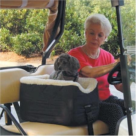Golf Cart Lookout Pet Seat - Small-Black