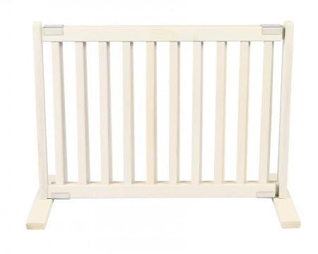 Free Standing Pet Gate - Small-Warm White