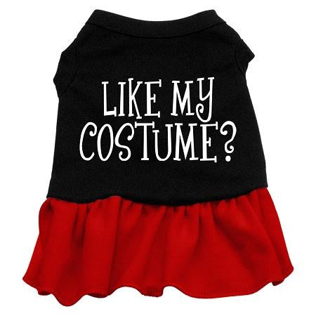 Like My Costume? Dog Dress - Red Lg