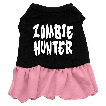 Zombie Hunter Dog Dress - Pink Lg