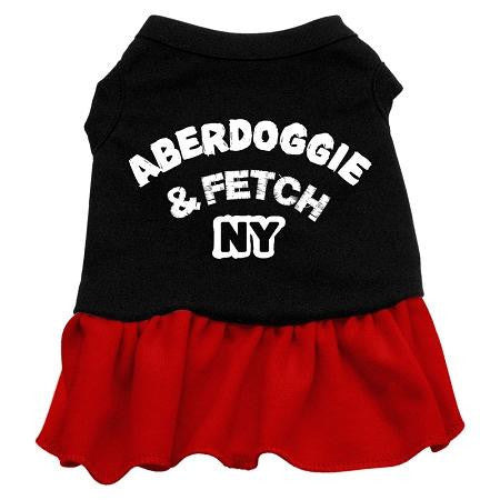 Aberdoggie NY Dog Dress - Pink Lg