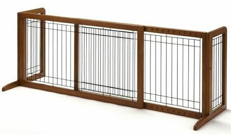 Large Bay Isle Freestanding Pet Gate