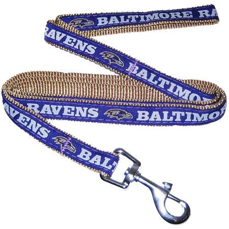 Baltimore Ravens NFL Dog Leash - Large