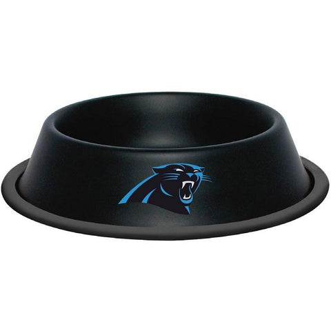 Carolina Panthers Stainless Dog Bowl