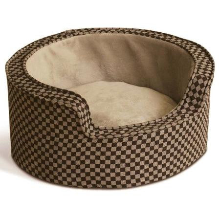 Round Comfy Sleeper - Small-Gray-Black