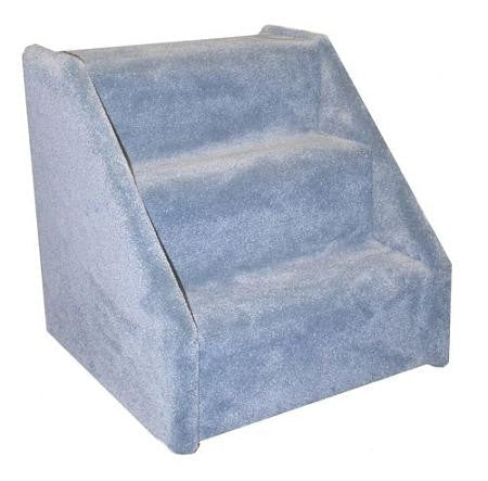 Extra Wide 3 Step Dog Steps - Beige