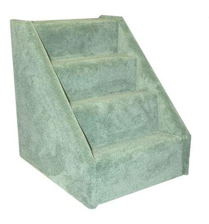 Extra Wide 4 Step Dog Steps - Grey