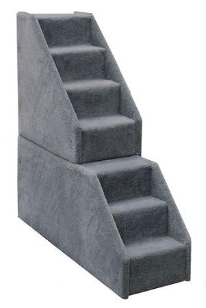 Bear Stairs Mini 7 Step Dog Steps - Blue