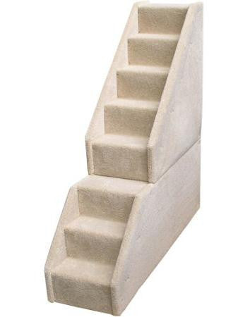 Bear Stairs Mini 8 Step Dog Steps - Blue