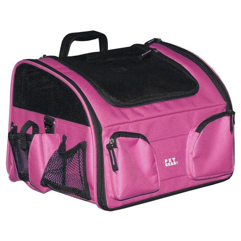 3-in-1 Pet Bike Basket and Carrier - Medium-Pink