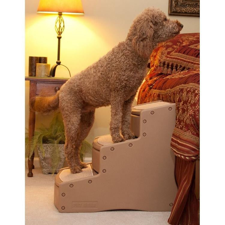 Easy Step III Extra Wide Pet Stairs - Tan