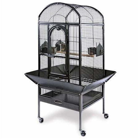Small Dometop Cockatiel Cage - Coco Brown