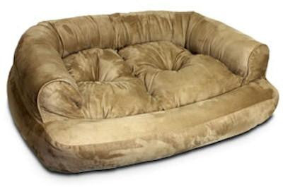 Overstuffed Luxury Pet Sofa - Extra Large-Peat