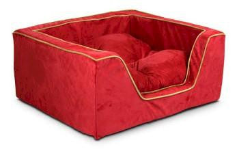 Luxury Square Pet Bed - Extra Large-Camel-Olive