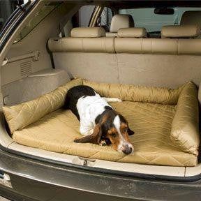 SUV Cargo Liner and Bed - Black Quilt