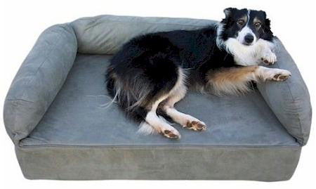 Luxury Sofa Pet Bed - Extra Large - Memory Foam -  Buckskin