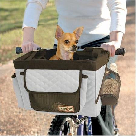 Pet Bicycle Basket - Grey