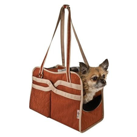 Hudson Pet Tote - Rust