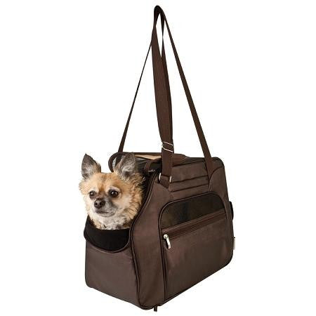 Jet Setter Pet Tote - Brown